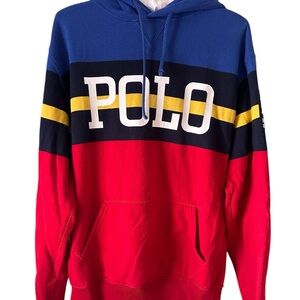 Polo by Ralph Lauren Red and Blue Sweater